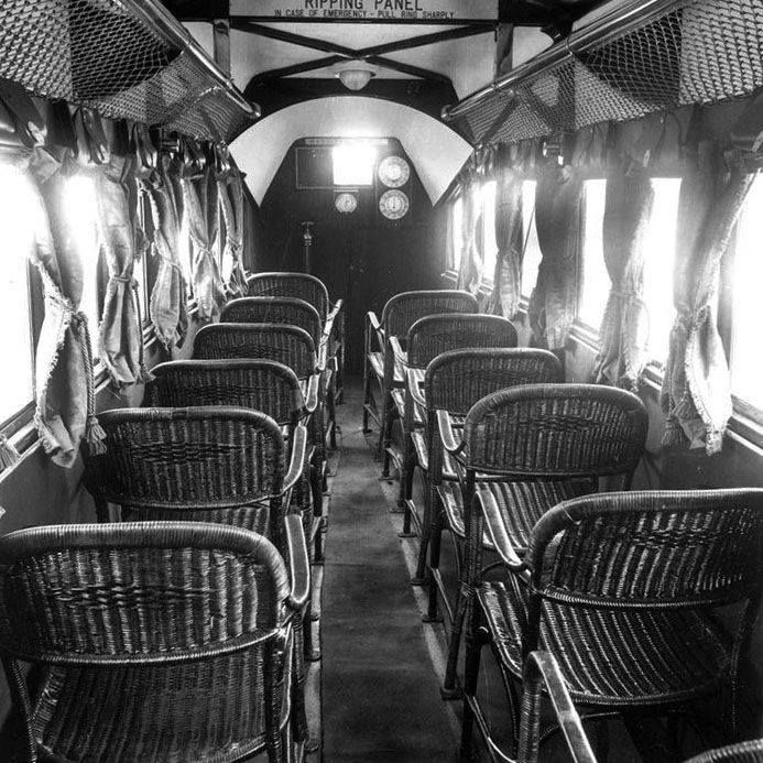 airline seat 1930s