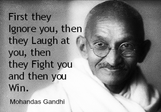 Gandhi First Ignore